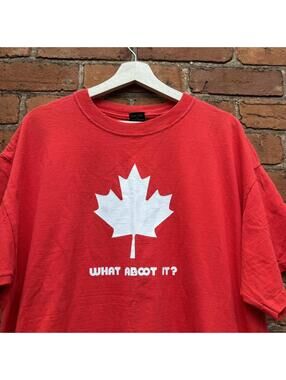 Vintage Paul frank Canada what aboot it t shirt 00s XL